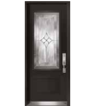 Vitrail de porte Mia