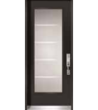 Vitrail de porte Crosslines
